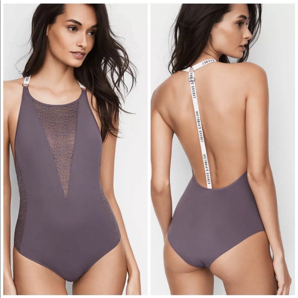 VICTORIA'S SECRET SEXY GRAY Bodysuit XS NEW $42 - Picture 2 of 4